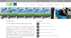 Desktop Screenshot of gib-entsorgung.de