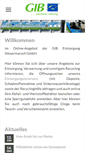 Mobile Screenshot of gib-entsorgung.de